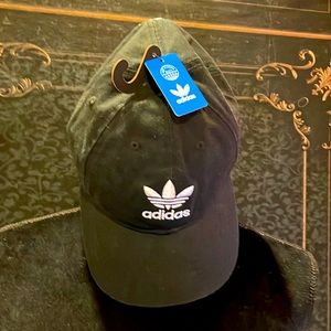 Adidas Relaxed Strapback Black Hat